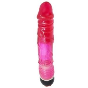 LONG TOUGH JELLY REALISTIC VIBRATOR RSV-024